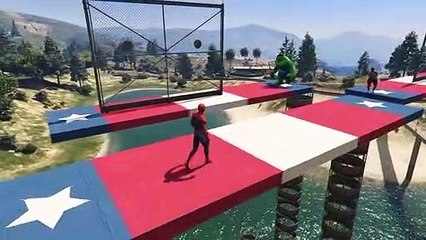 #GTA V Epic Ragdolls - SPIDERMAN Vs HULK 2099 Jumps_Fails Compilation #15 (Funny Moments)