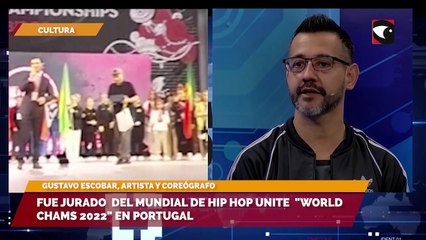 Fue jurado del Mundial de Hip Hop Unite World Chams 2022 en Portugal