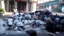 Meksika'da temizlik işçilerinden çöp protestosuŞehrin sokaklarını çöple doldurdular