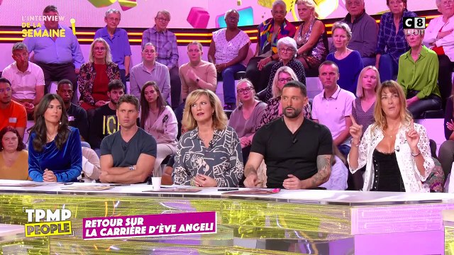 Eve Angeli invitée de TPMP People sur C8.