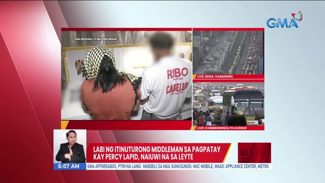 Labi ng itinuturong middleman sa pagpatay kay Percy Lapid, naiuwi na sa Leyte | UB