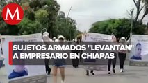 Familiares y amigos exigen acelerar búsqueda de empresario en Chiapas