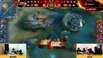 2 - 0 || GEEK FAM ID VS ONIC ID || GRAND FINALS MPLI 2022