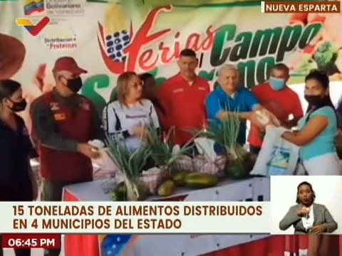 Con 15 toneladas de alimentos la Feria del Campo Soberano benefició a 400 familias en Nva. Esparta