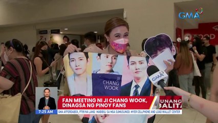 Fan meeting ni Ji Chang Wook, dinagsa ng Pinoy fans | UB