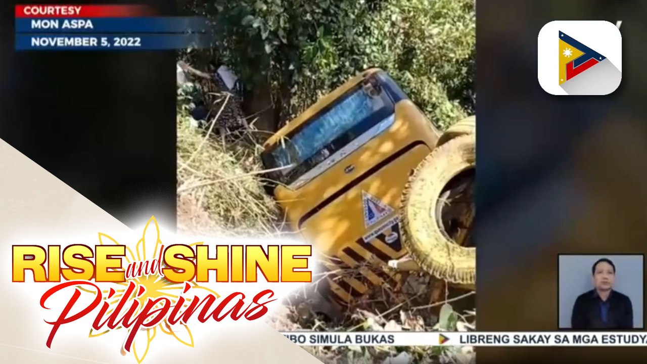 Mechanical failure, itinuturong dahilan ng pagkahulog ng bus sa bangin sa Orani, Bataan