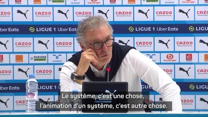 14e j. - Blanc : "Avec l'utilisation du ballon en première mi-temps, on a été médiocres"