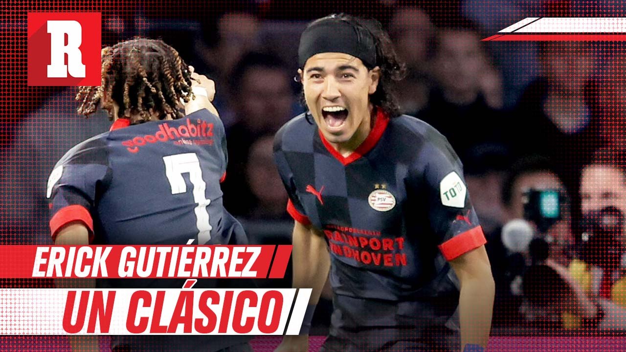 Erick Gutiérrez marcó el gol para llevarse el CLÁSICO de 'mexas' entre Ajax y PSV