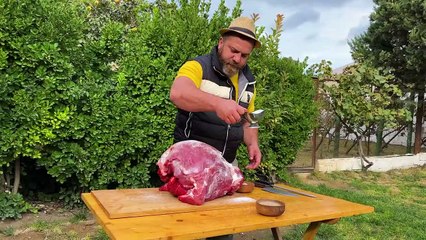 20 KG Of Meat Underground! Cutting and Cooking the Best Beef