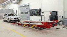 BMW X1 F48 on Celette Rhone Frame Machine