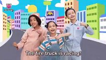 [4K] Fire Truck Song   Dance Along   Kids Rhymes   Let's Dance Together!   Pinkfong Songs