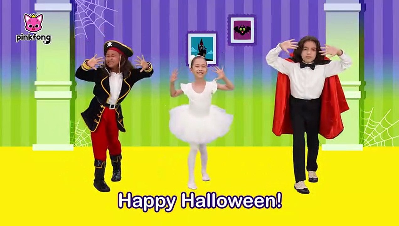 [4K] Halloween Costume Party Halloween Song Dance Along Pinkfong Videos