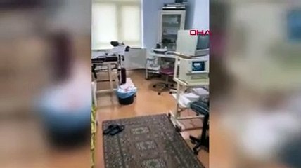 Merdiven altı muayenehaneye baskın: Kadın hastalara bu ortamda bakmış