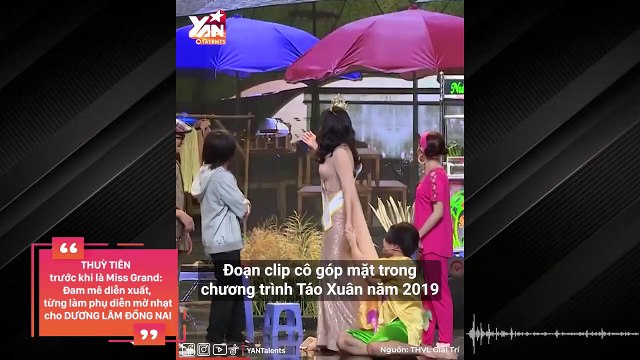 Nguyễn Thúc Thùy Tiên thời chưa là Miss Grand International: Làm phụ diễn mờ nhạt cho Dương Lâm