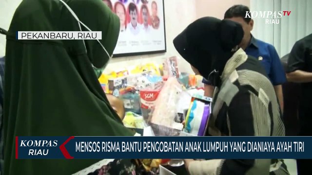 Mensos Risma Bantu Pengobatan Anak Lumpuh Yang Dianiaya Ayah Tiri
