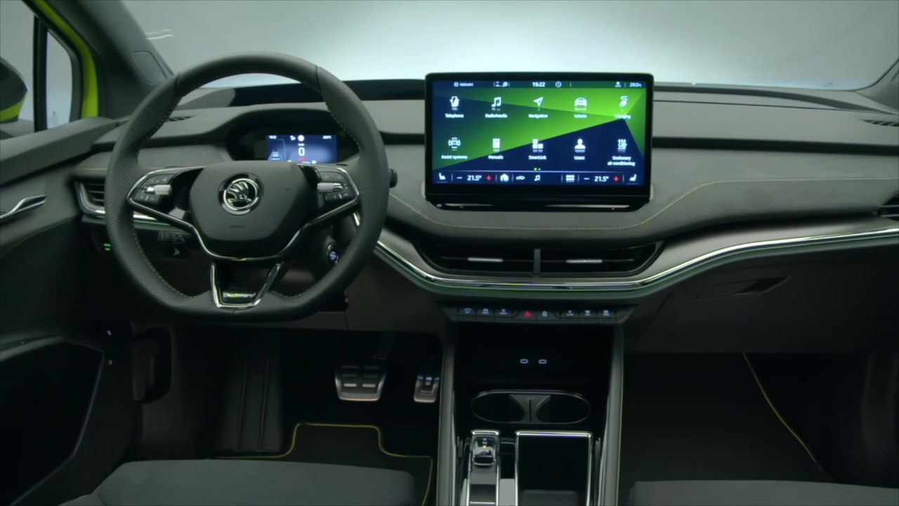 ŠKODA ENYAQ RS iV - Sportliches Interieur mit RS-Details und zwei exklusive Design Selections