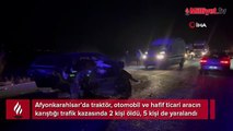 Afyonkarahisar’da trafik kazası! 2 kişi hayatını kaybetti