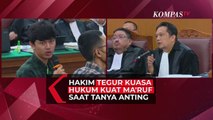 Pertanyakan Anting Saksi, Kuasa Hukum Kuat Maruf Disemprot Hakim: Jangan Tanya yang Tidak Penting!