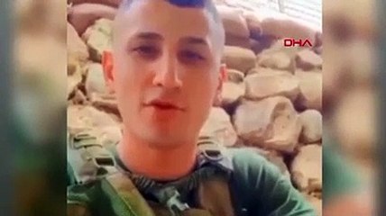 Şehit İsmail Esmer'in çektiği video yürekleri dağladı