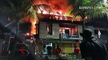 Sebuah Bangunan Toko di Tabanan Bali Hangus Terbakar!