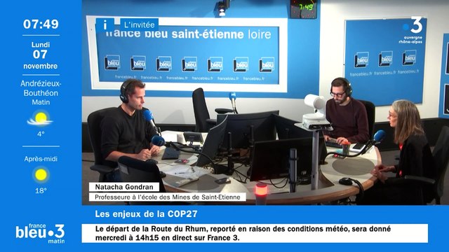 Cop 27 : Natacha Gondran, professeur à l'Ecole des Mines de Saint-Etienne