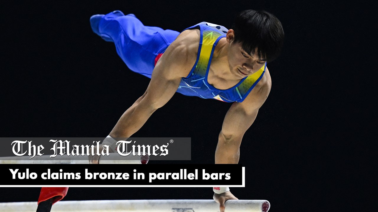 Yulo claims bronze in parallel bars 