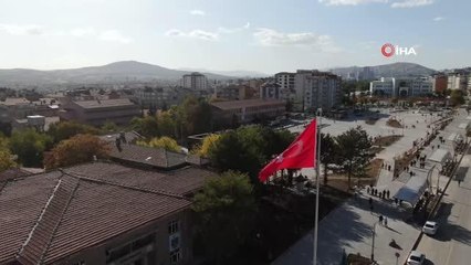 DRON) Elazığlılar Cumhuriyet Meydanı'yla nefes alacak