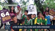 La'eeb, Maskot Piala Dunia Sapa Warga Makassar