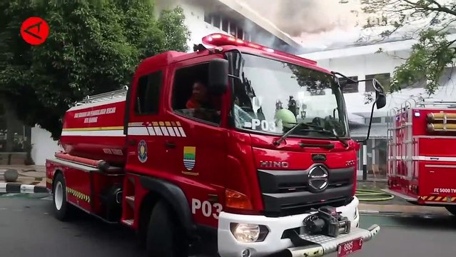 Kebakaran di Balai Kota Bandung Diduga dari Pengerjaan Pengelasan