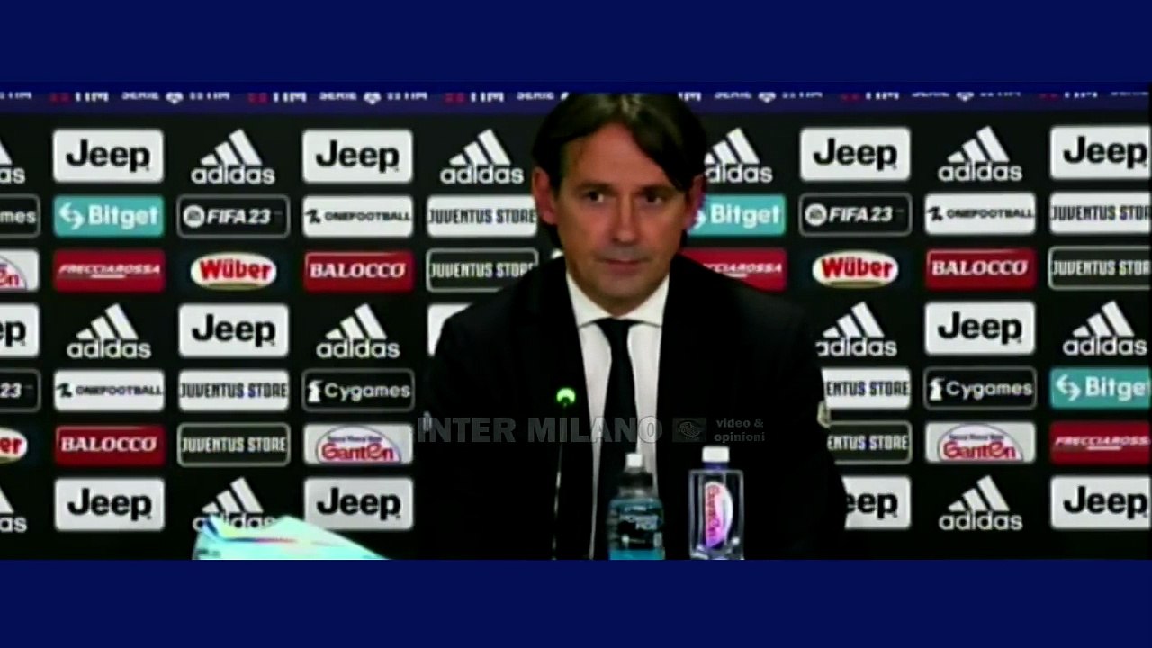 JUVENTUS-INTER 2-0 * INZAGHI: NON CREDO NELLA SFORTUNA, MA ABBIAMO ANCORA CREATO TANTO E POI PUNITI.