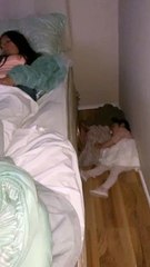 Walking in on Grandma and Granddaughter Taking a Nap