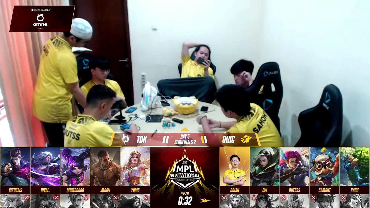 ONIC ESPORTS VS TODAK MATCH 2 SEMIFINALS  ONE Esports MPL Invitational 2022