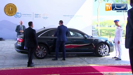 رئيس الجمهورية يستقبل من طرف الرئيس المصري والأمين العام للأمم المتحدة