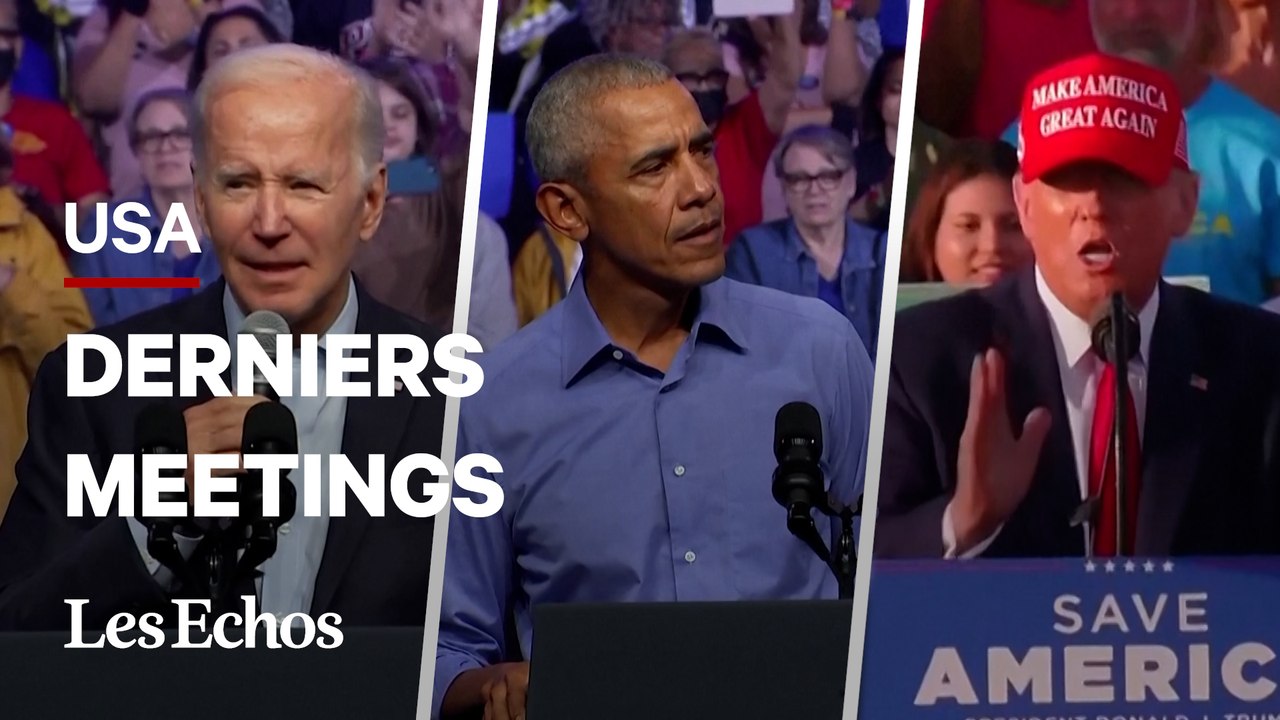 Biden, Obama et Trump en meetings : deux visions de l'Amérique qui s'opposent