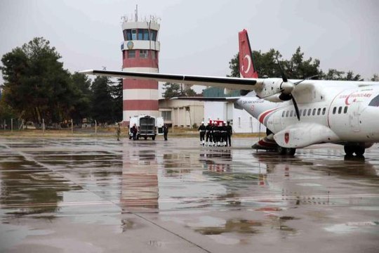 Şehit Mustafa Öztürk'ün naaşı memleketi Gaziantep'e getirildi