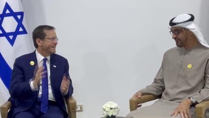 ŞARM EL-ŞEYH - İsrail Cumhurbaşkanı Herzog - BAE Devlet Başkanı Al Nahyan görüşmesi