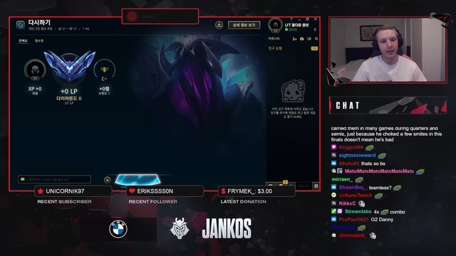 Jankos se ve fuera de la LEC