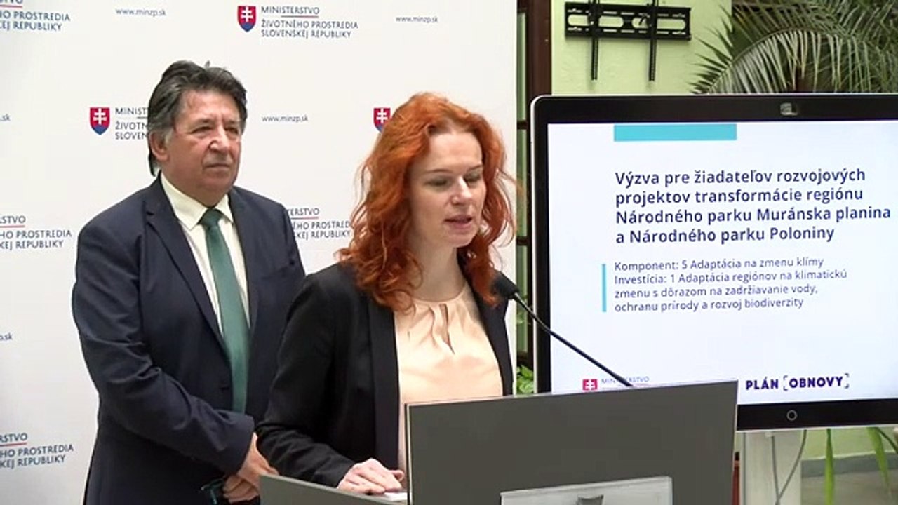 ZÁZNAM: Na projekty v NP Muránska planina a Poloniny pôjde vyše 17 miliónov eur