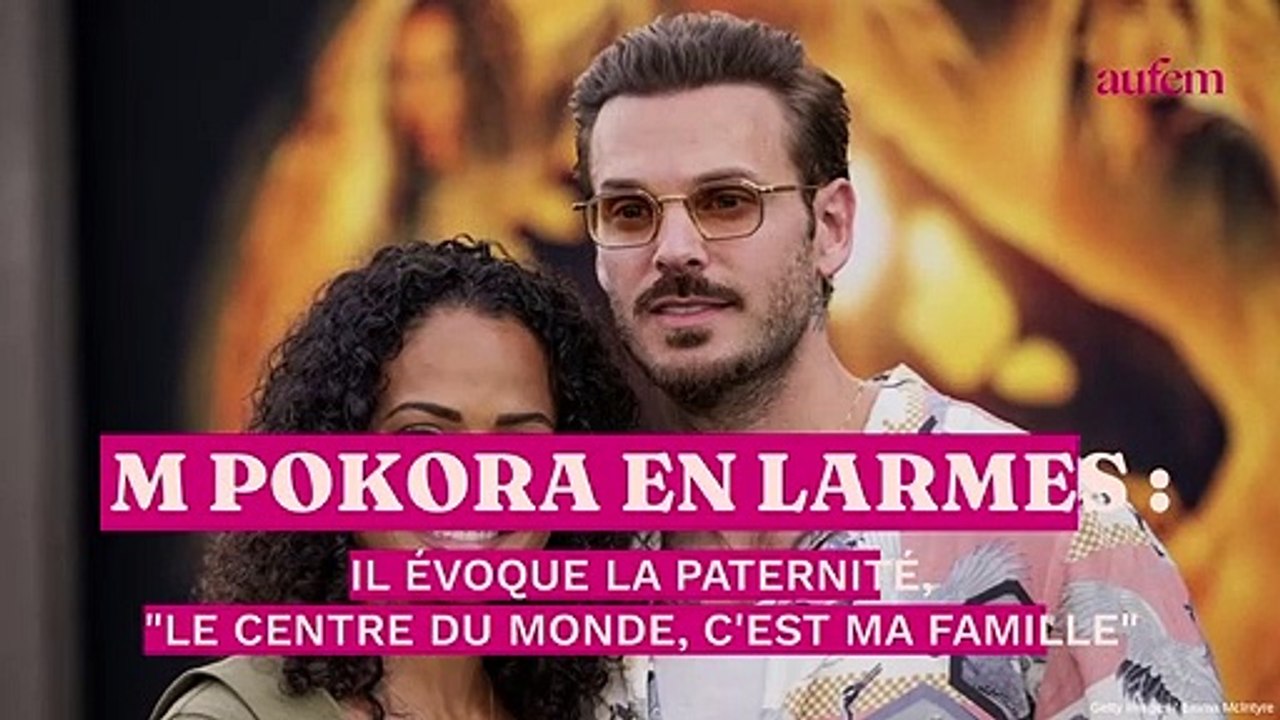 M Pokora en larmes, il évoque la paternité : "Le centre du monde, c'est ma famille"