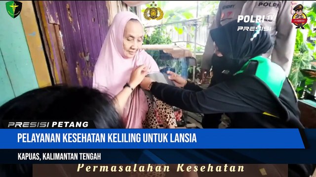 Polres Kapuas Melaksanakan Barigas Presisi Mobile Melalui “Pelayanan Kesehatan Keliling” Untuk Warga Kapuas