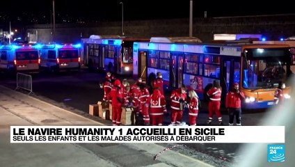 Le navire Humanity 1 accueilli en Sicile