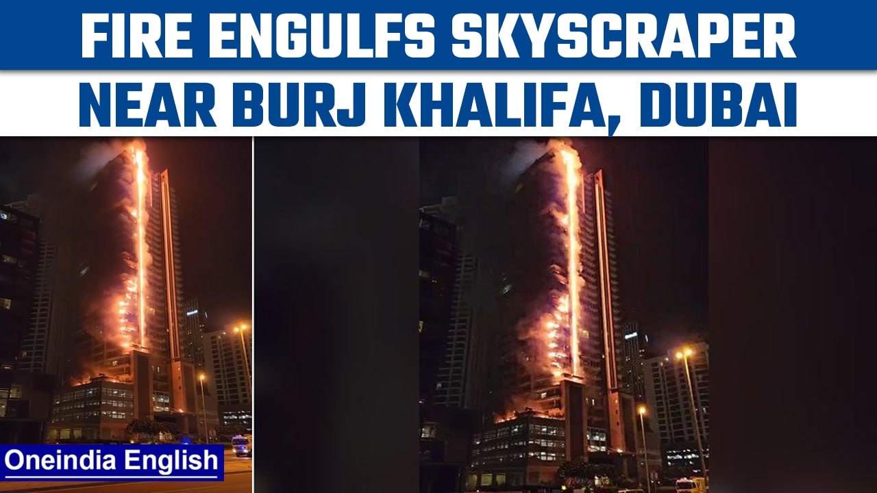 Dubai: Fire breaks out at skyscraper near Burj...