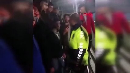 Polis önce tartışmayı yatıştırdı, sonra 'üçlü' çektirdi
