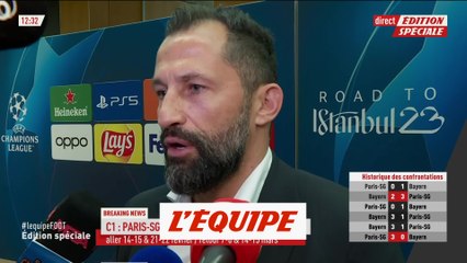 Download Video: Salihamidzic : «C'est du 50/50» entre le PSG et le Bayern - Foot - C1 - Tirage au sort