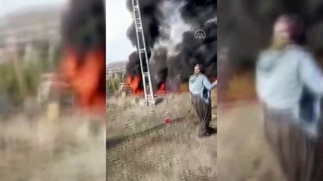 Ağrı'da feci kaza! Yolcu otobüsü, TIR ve tanker alev aldı