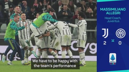 Juve 'nervous' during Inter win - Allegri