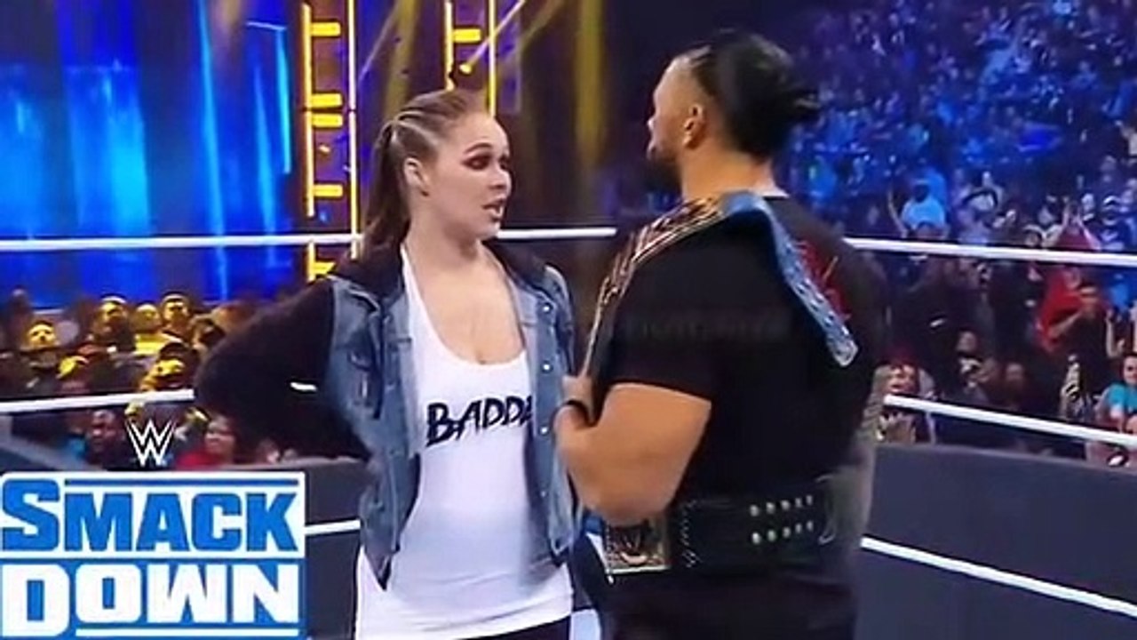 Roman_Reigns_Vs_Ronda_Rousey_WWE_Smackdown_2022_!_Ronda_Rousey_Challenge_Roman_Reigns(360p)