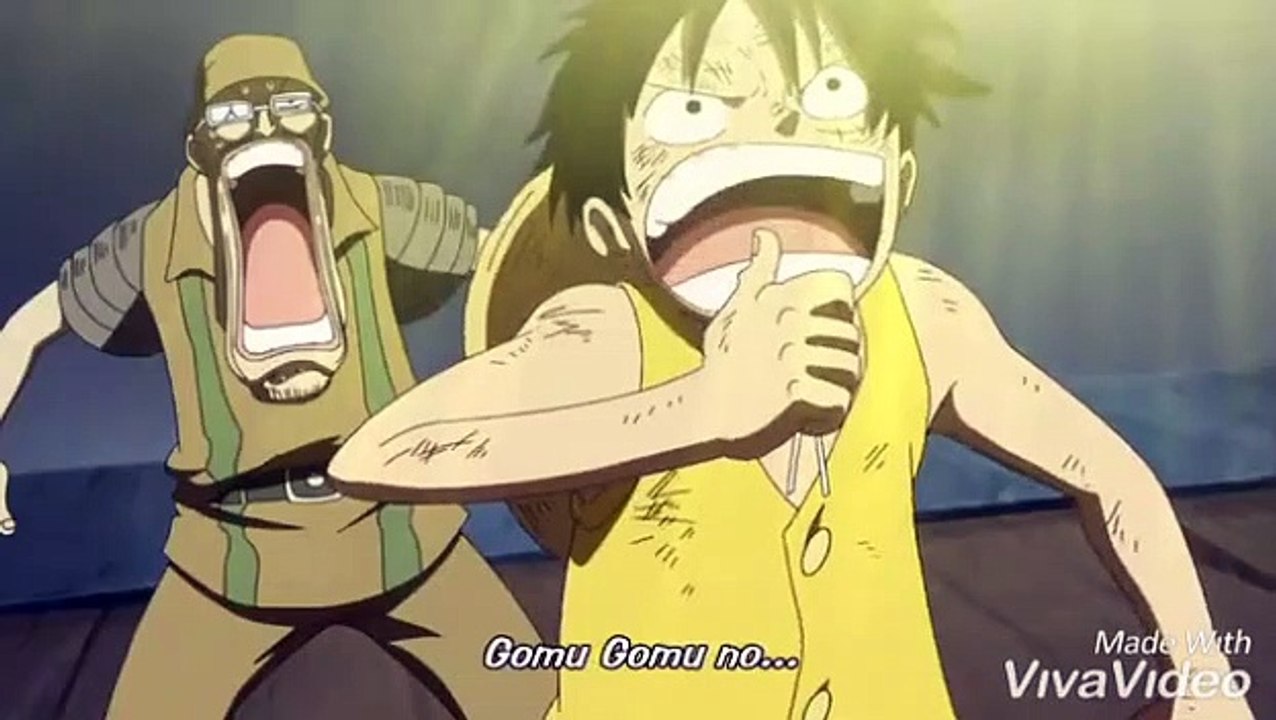 HAOSHOKU HAKI LUFFY MENYELAMATKAN ACE DI MARINEFORD