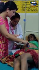 Fetal heart rate examinations baby in uterus in government hospital in India #shorts