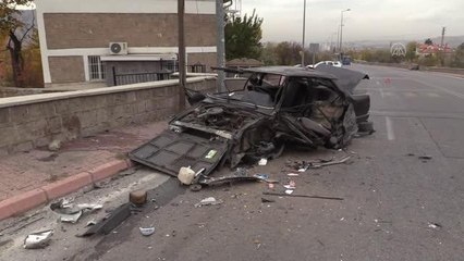 Kayseri'de trafik kazasında 4 kişi yaralandı